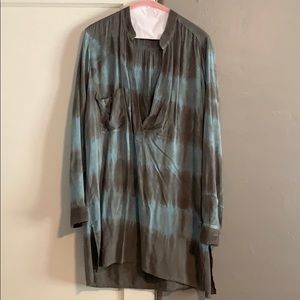 Planet Blue - Blue Life Long Sleeve Summer Dress!